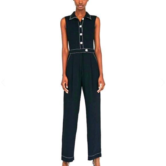 ZARA Black Jumpsuit - Picture 1 of 6